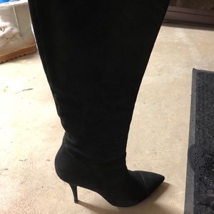 High heeled boots